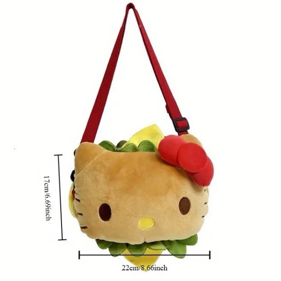 Hello Kitty Plush Crossbody Bag - Picture 6 of 7